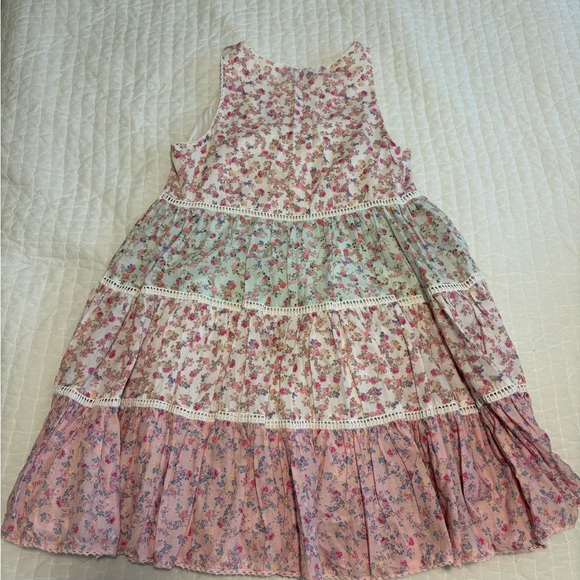 LoveShackFancy Pink and White Floral Dress - Picture 3 of 3